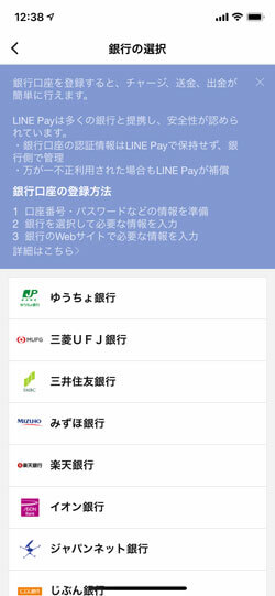 銀行を選ぶ
