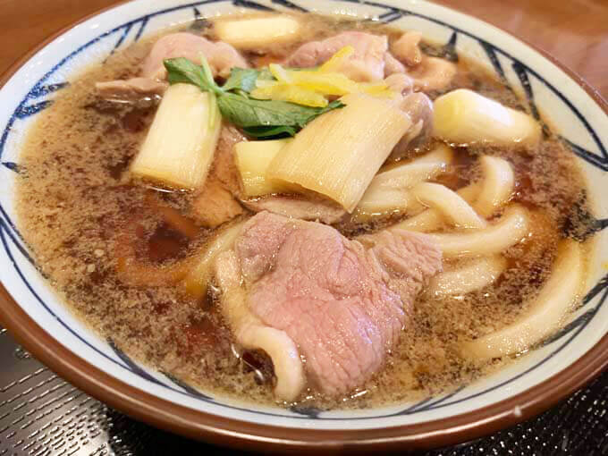 鴨ねぎうどん(並) 650円