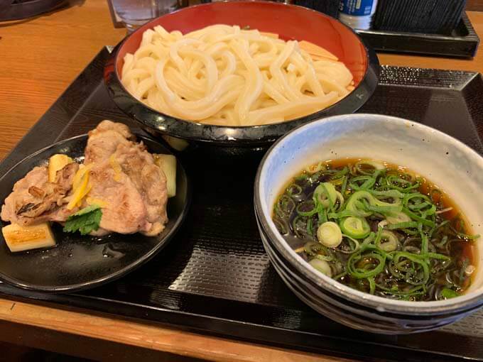 鴨つけうどん 640円