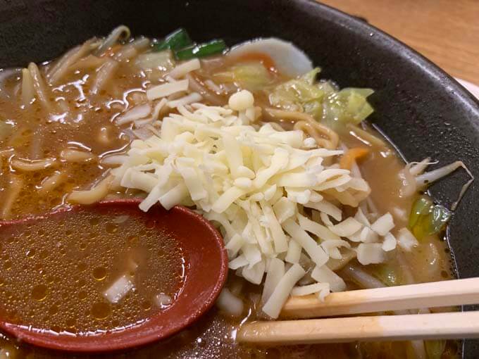 どんどんチーズが溶けていく