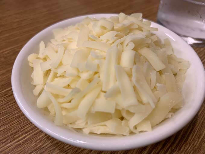 裏メニューのチーズ
