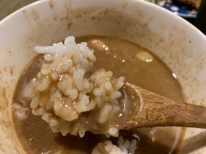 追い飯で〆を楽しむ