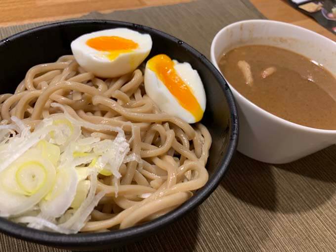 つけ麺の完成