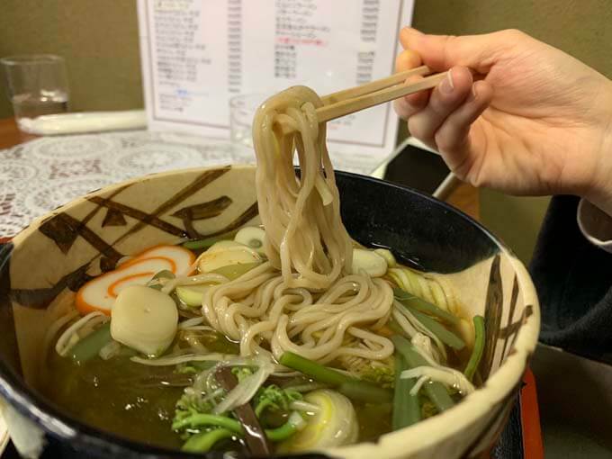 甘めの出汁がうまい