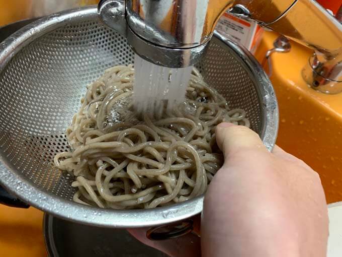 ボリューミーな麺