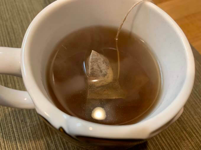 お湯を注ぐだけ
