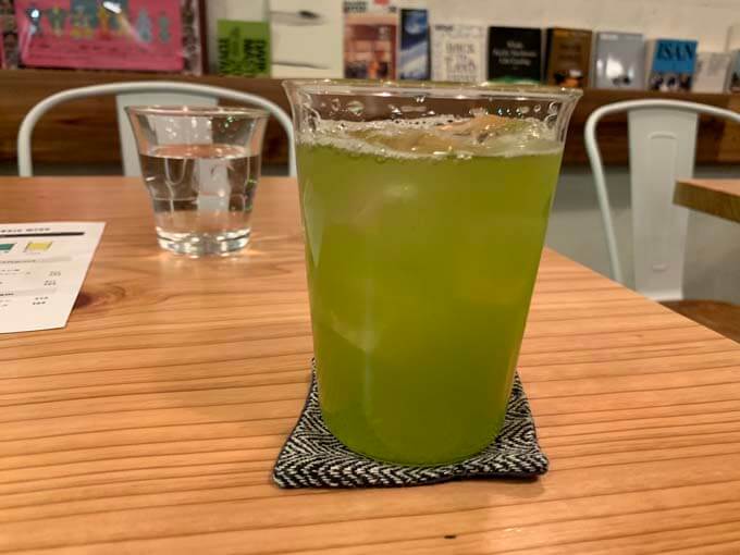 水出し茶でさっぱりフィニッシュ