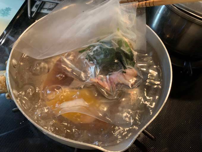 スープを溶かすタイム