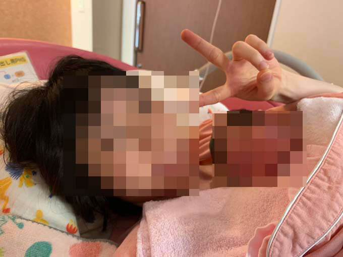 無事出産!母子ともに頑張ってくれました