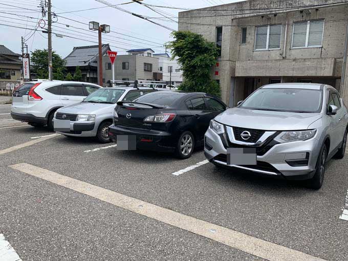 大喜 根塚店の駐車場