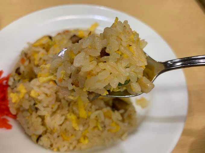 炒飯だけでがっつり楽しみたいおいしさ