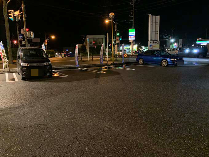 広めの駐車スペース