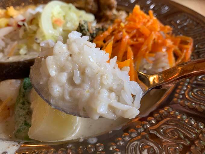 グリーンカレーがおいしい