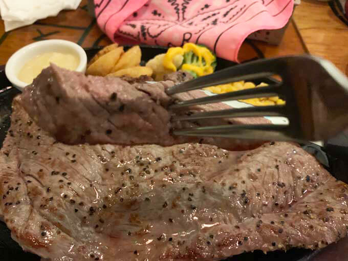 噛み応えのあるお肉