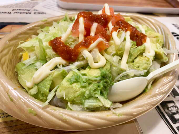 タコライス(アボカドトッピング) 950円