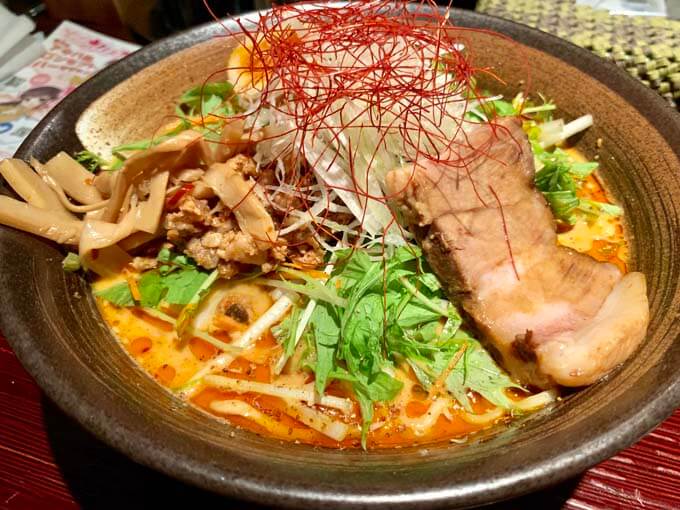 イチオシの特製担々麺
