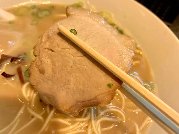 噛み応えあるチャーシュー