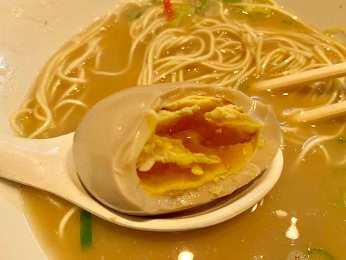 味の濃い煮卵