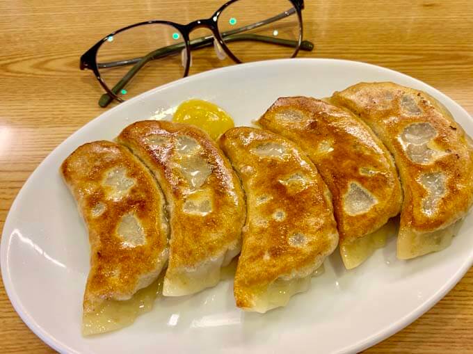 サイズ感のある餃子
