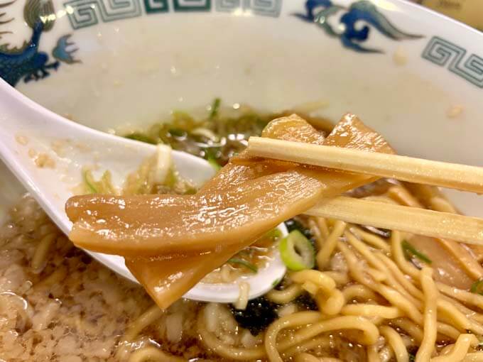 シャキッと歯ごたえのメンマ