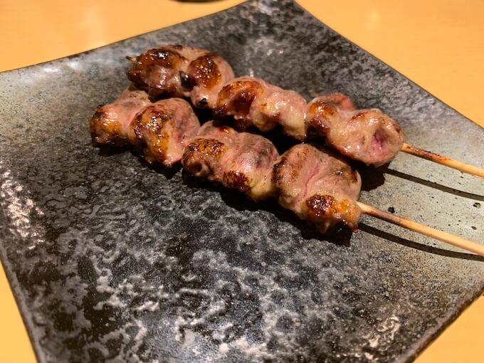 シャキッと歯ごたえのハツ