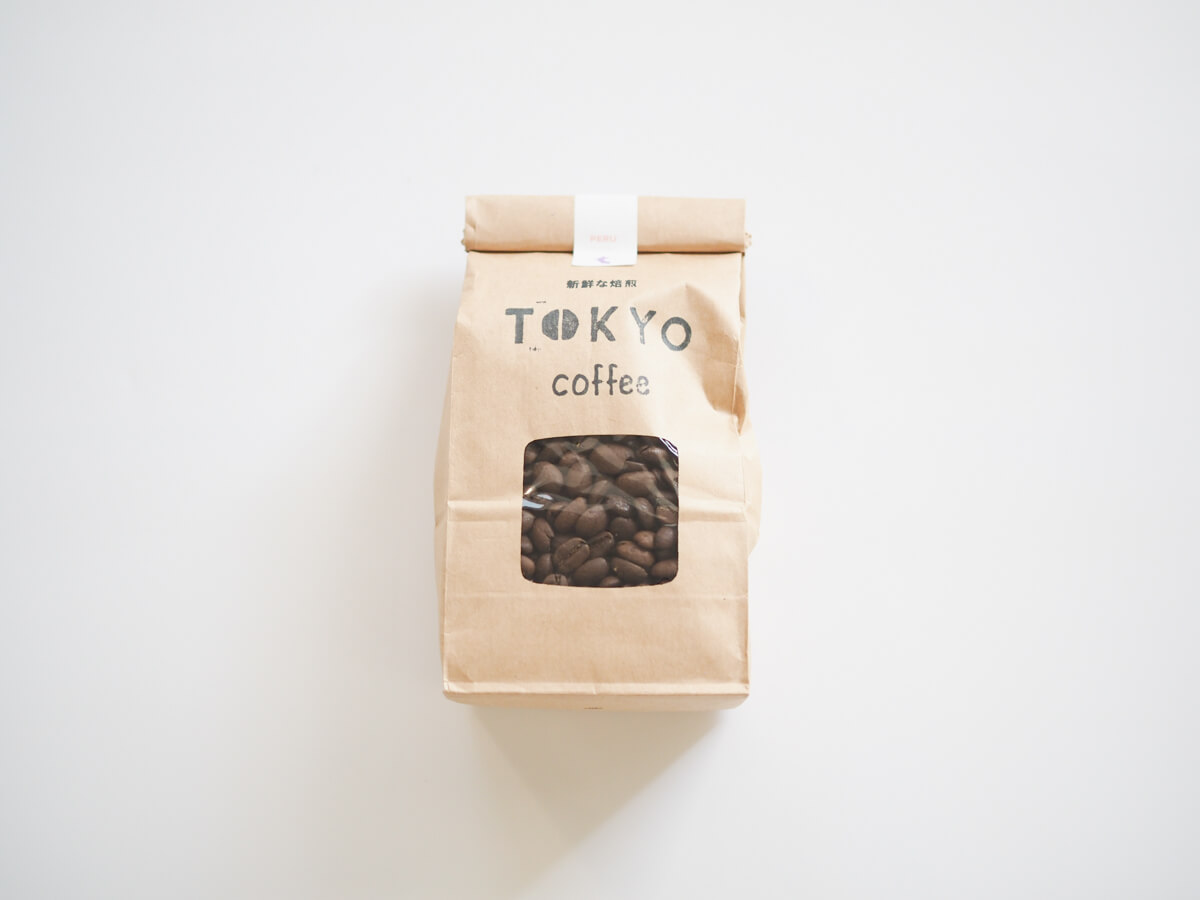 コーヒー豆「TOKYO COFFEE(ペルー産) 中煎り」の感想。スッキリとした後味で飲みやすい一杯。