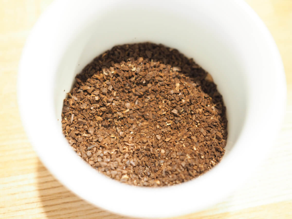 出来上がったコーヒー豆